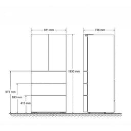 TỦ LẠNH BOSCH KFN86AA76J - THIẾT KẾ TỦ LẠNH KIỂU PHÁP SANG TRỌNG