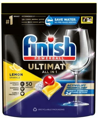 VIÊN RỬA FINISH ULTIMATE ALL IN ONE 50 VIÊN