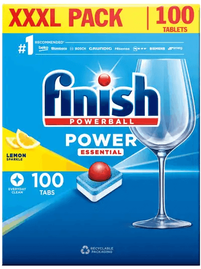 VIÊN RỬA BÁT FINISH POWER ESSENTIAL 100 VIÊN